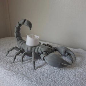 Scorpion LED candle holder