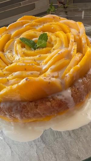Mango sticky rice cake de La Casita Farm Stand, Houston, TX