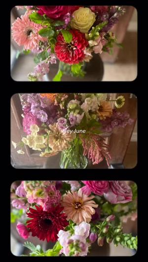 Garden-inspired floral arrangement