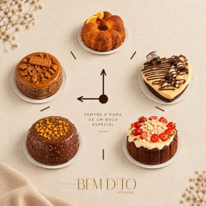 Bolinhos individuais de Bem Dito Pâtisserie, Barreiro, Setúbal