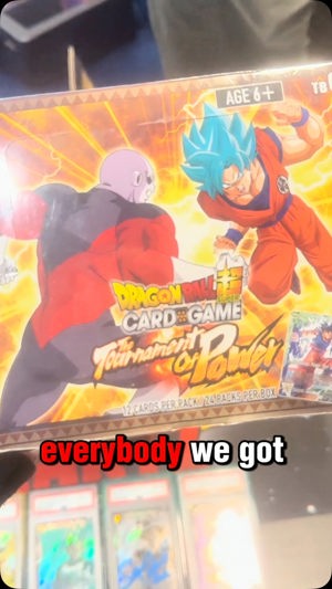 Dragon Ball Tournament of Power booster box de Martz Collectibles, Houston, TX