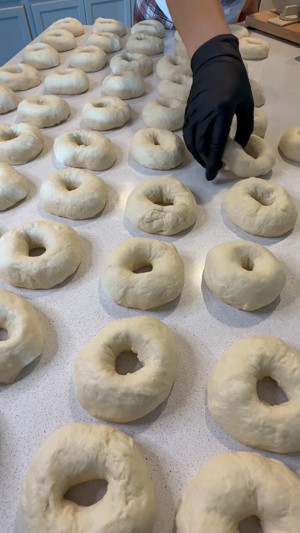 Everything Sourdough Bagels by Dame Otro, Austin TX
