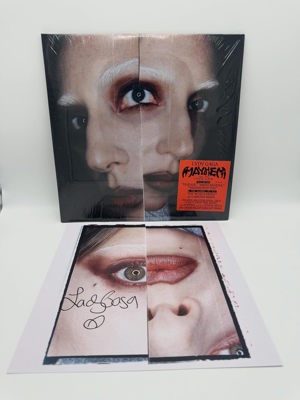 Lady Gaga Signed Mayhem Vinyl