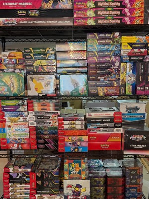Pokemon collection boxes