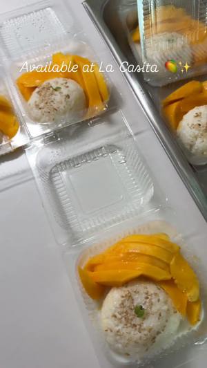 Mango sticky rice de La Casita Farm Stand, Houston, TX