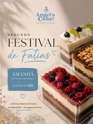 Fatias de bolo, de Angel's Cake, Almada