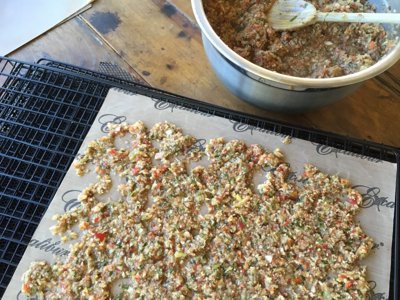Dehydrated vegetable broth powder