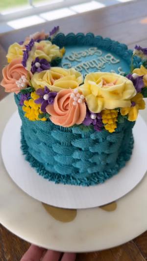 Custom celebration cake