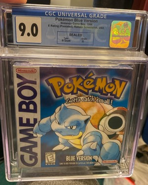 Pokemon Blue Sealed CGC 9