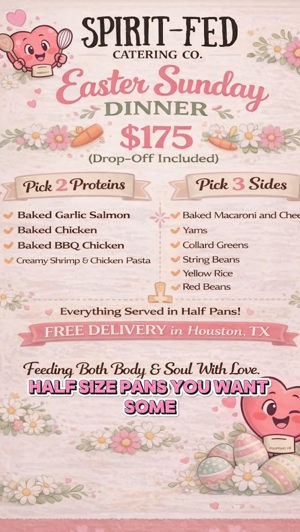 Easter Sunday Dinner package