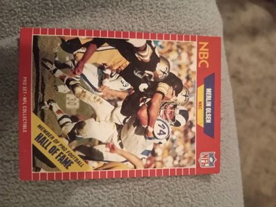 NFL Pro Set Hockey Card