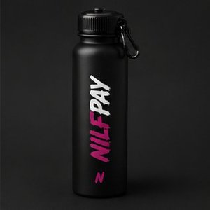 Nilfpay Black Water Bottle