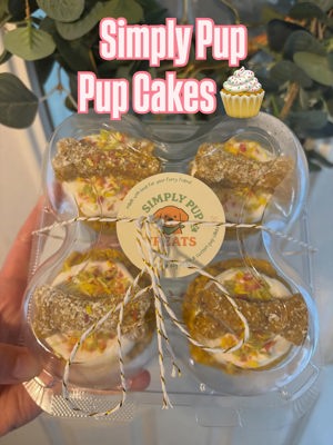 Simply Pup Cupcakes - four pack