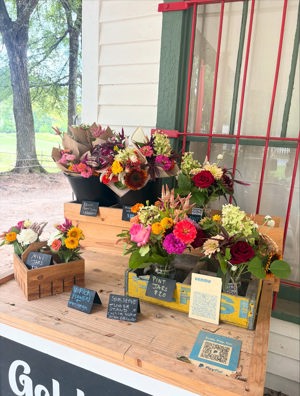 Wrapped bouquet