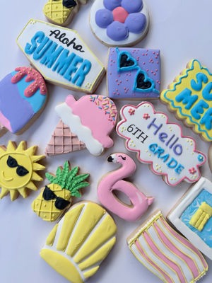 Summer / pool cookies de Love That! Sweet Treats, Fort Worth, TX