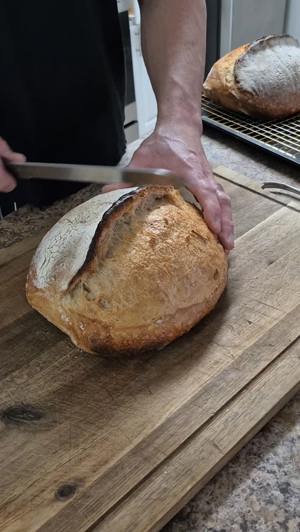 Artisan sourdough bread
