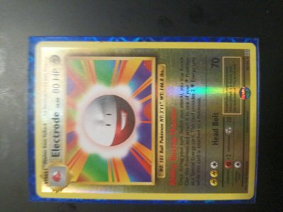 Pokémon Electrode Holo Rare Card