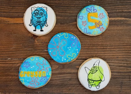 Birthday theme cookie set