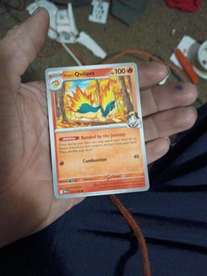 Ethan's Quilava Pokémon Card