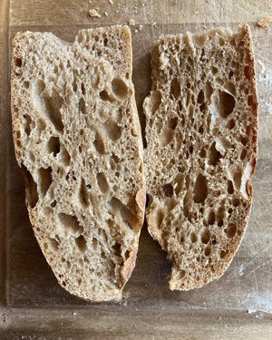 Sourdough baguettes