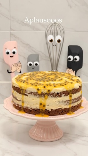Bolo de maracujá