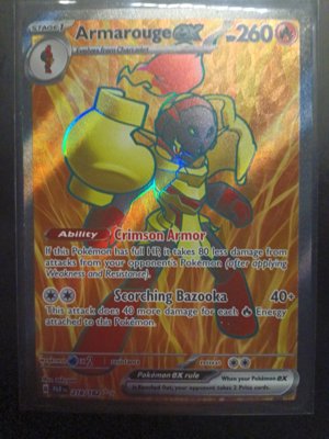 Armarouge EX Pokémon Card 260 HP