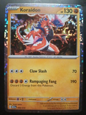 Koraidon Pokémon Card Basic 130 HP