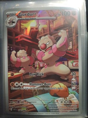 Gurdurr Pokemon Card Stage 1