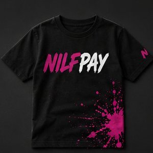 Nilfpay Black Graphic T-Shirt