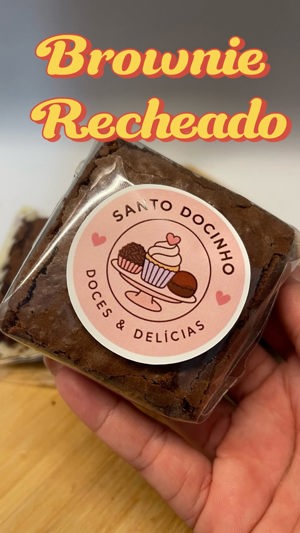 Brownie artesanal, de Santo Docinho, Amora