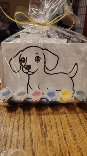 DIY Paint Kit Dog Canvas