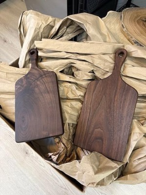 Black walnut charcuterie boards