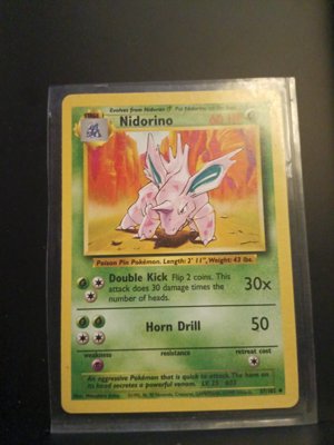 Nidorino Pokémon Card Stage 1