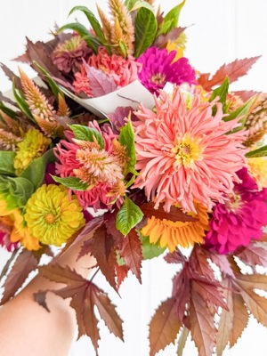 Self-serve fresh bouquet