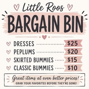 Bargain Bin peplum