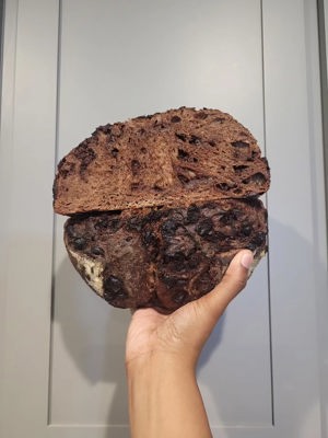 Double Chocolate Chip Sourdough Bread
