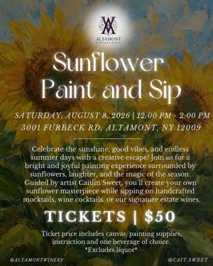 Sunflower Paint & Sip ticket