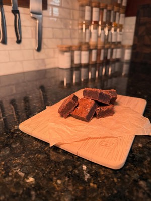 B Cubed brown butter espresso brownie bites