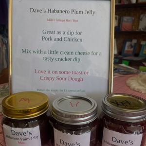 Habanero plum jelly