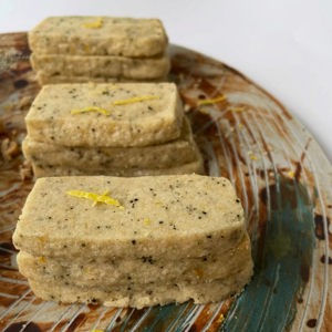 Earl Grey + Lemon shortbread