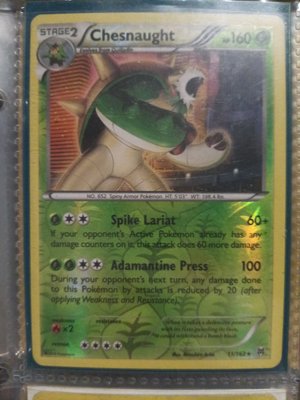 Stage 2 Chesnaught Pokémon Card