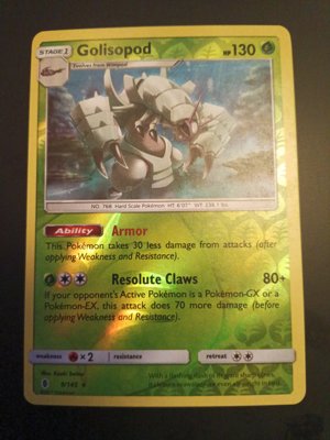 Golisopod Pokémon Card Stage 1