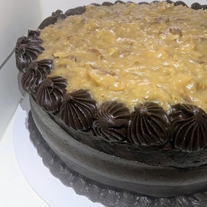 German chocolate cake by Proof Home Bakery, Mendota Heights, MN