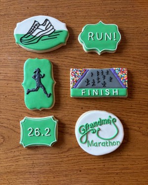 Marathon finisher cookie set