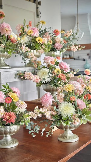 Custom event floral arrangements