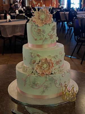 Quinceañera cake