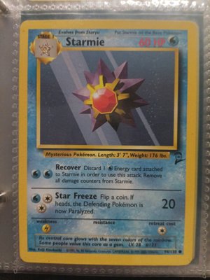 Starmie Pokémon Card Stage 1
