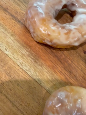 Mini glazed sourdough donuts