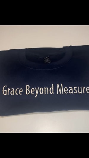 Grace Beyond Measure embroidered piece