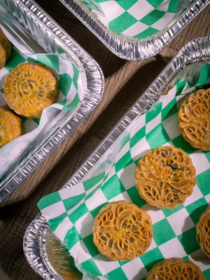 Ube mooncakes de Manalo's Bakery, Atlanta, GA